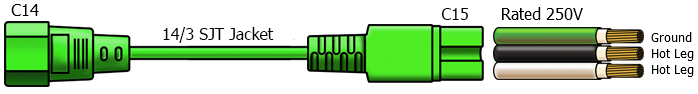 c14 c13 power cable